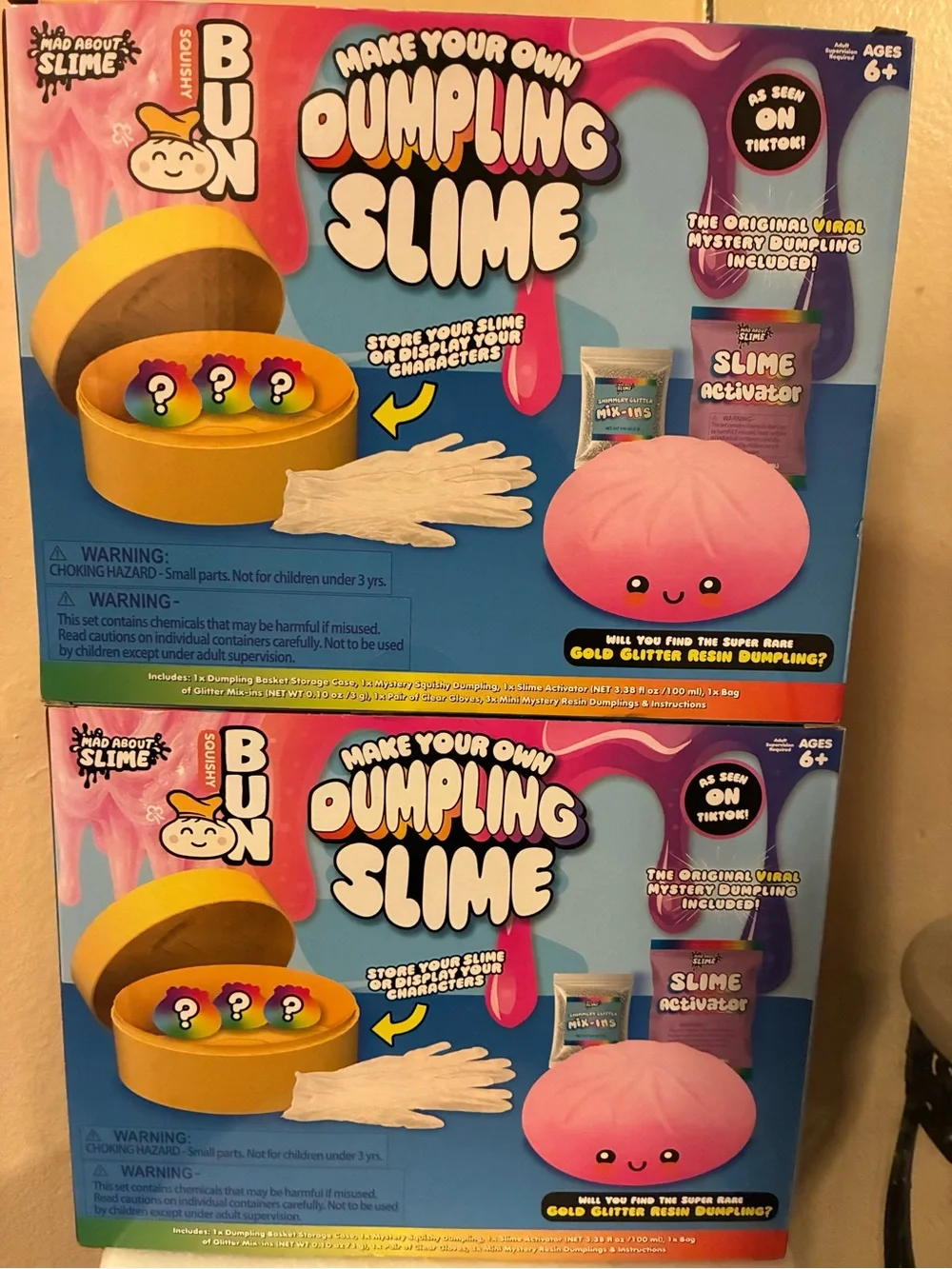 RMS Make Your Own Dumpling Slime Kit - Pink (2 count)